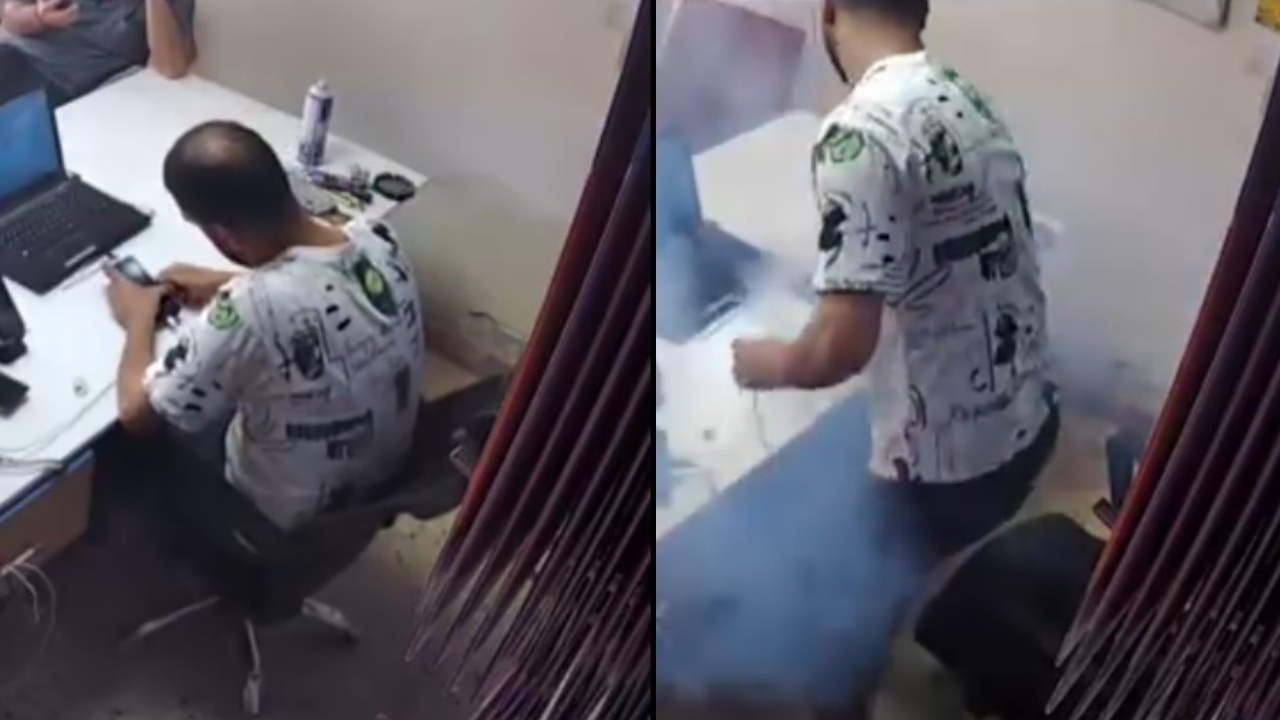 Adana’da cep telefonu bataryası bomba gibi patladı