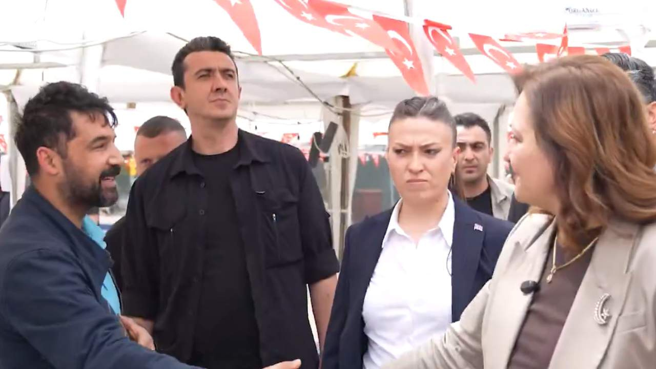 Burcu Köksal sokağa çıktı ama koruma perdesinin ardında