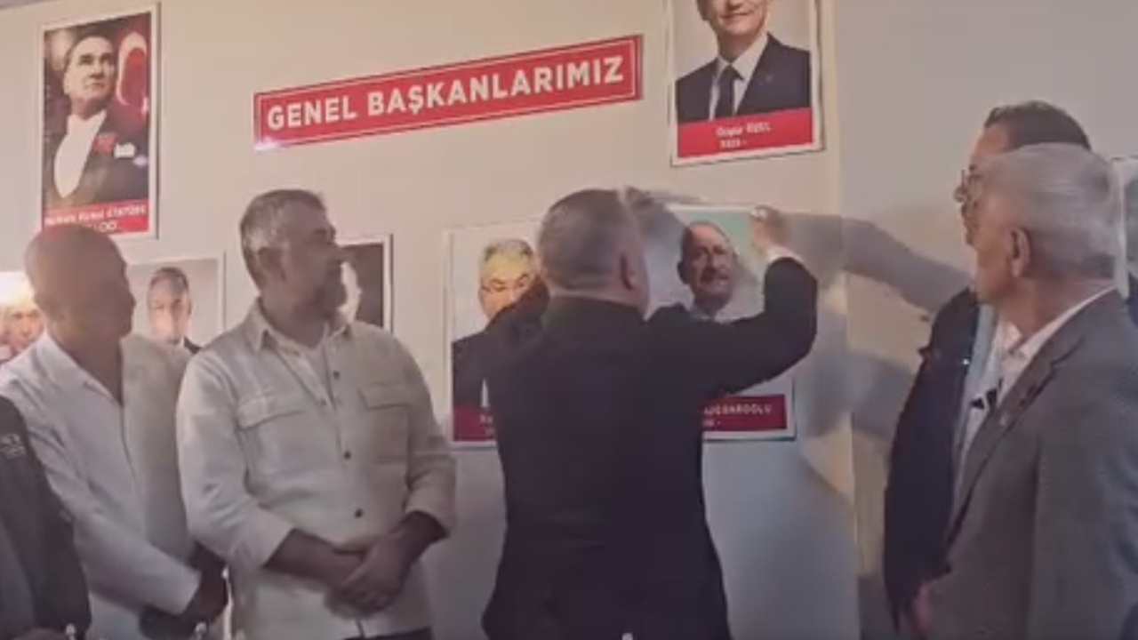 Kılıçdaroğlu'nun fotoğrafı CHP binasından indirildi: AKP'nin değirmenine su taşıyor