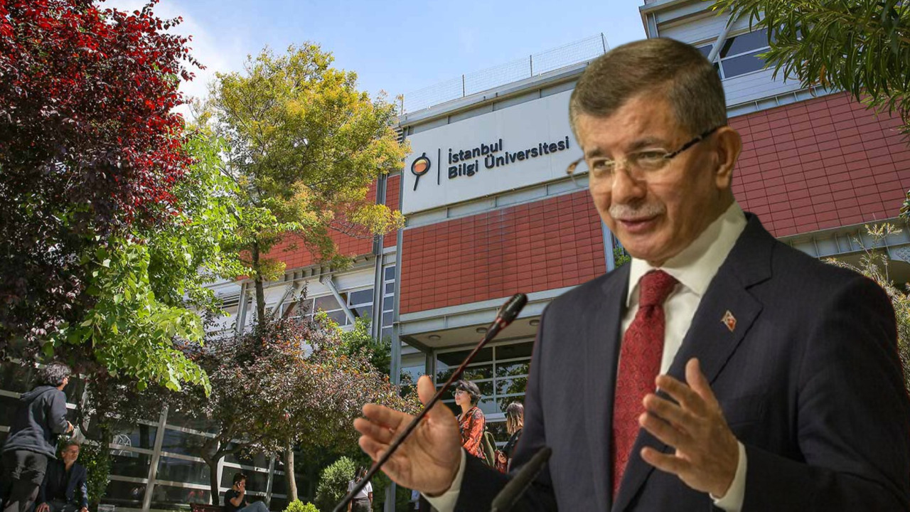 Kendi okulu da kapatılmıştı: Davutoğlu'ndan Bilgi Üniversitesi tepkisi
