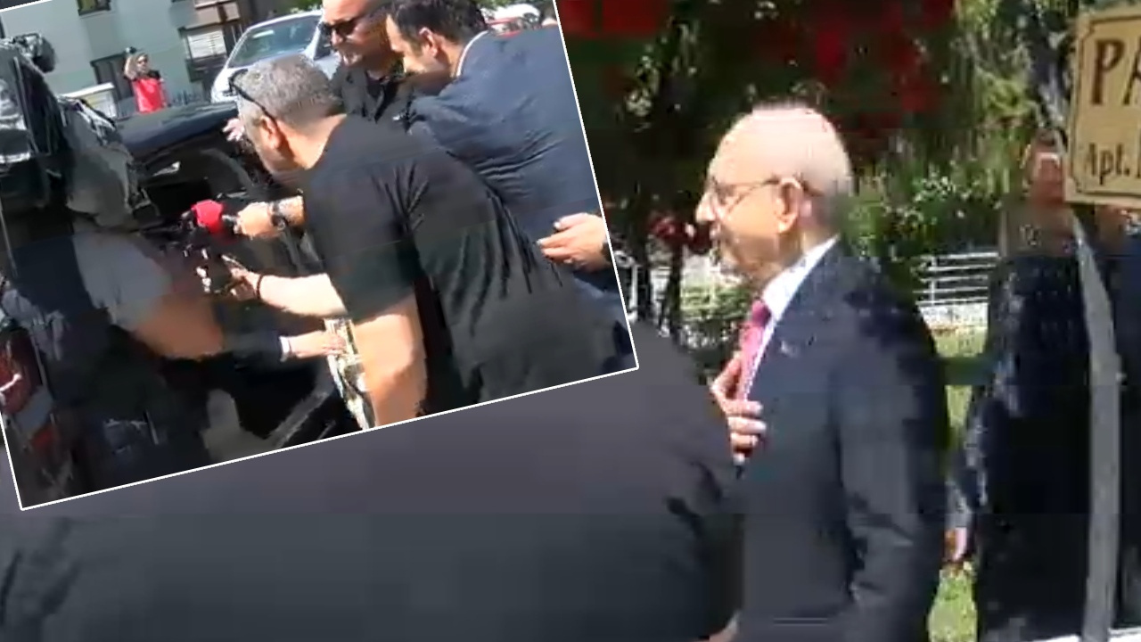 Kılıçdaroğlu'nun delege sorusunu cevaplamadan aracına bindi