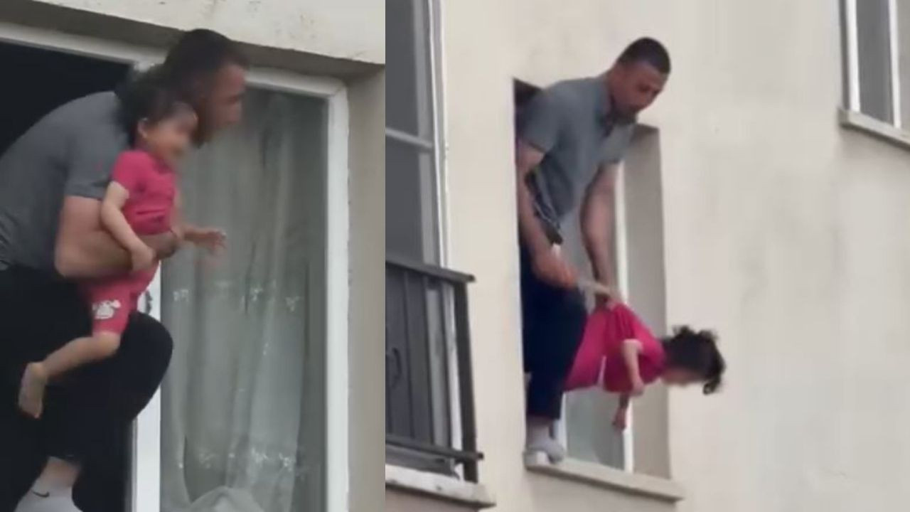 3 yaşındaki kızını bıçakla rehin alan babaya özel harekat müdahale etti