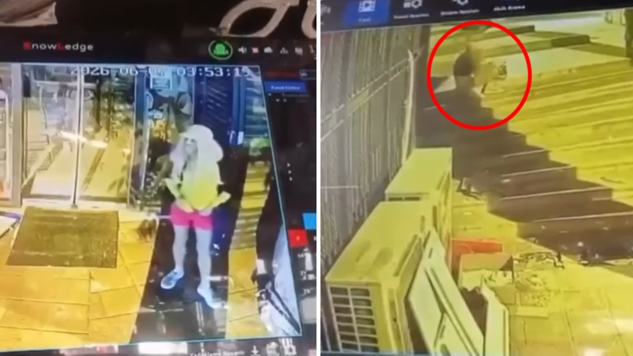 Çalarken kadın kaçarken erkek! Polis mini etekli peruklu hırsızı arıyor