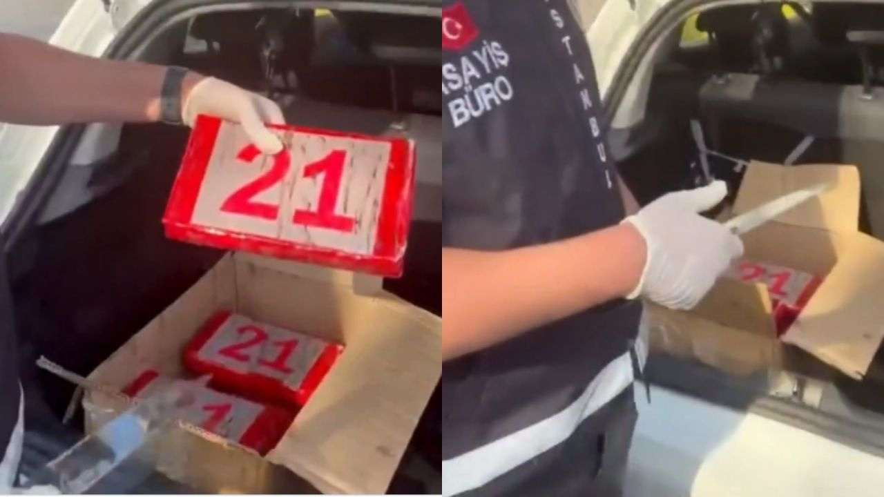 İstanbul'da kritik kokain operasyonu: Polis 21 numaralı koka