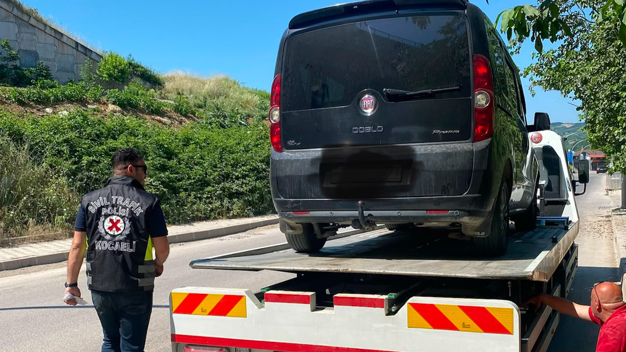 Trafik polisine fena yakalandı: 100 bin lira ceza 