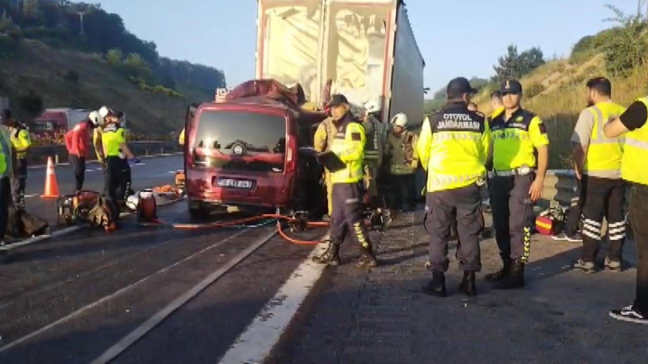 Son Dakika | Kuzey Marmara Otoyolu'nda feci kaza! 