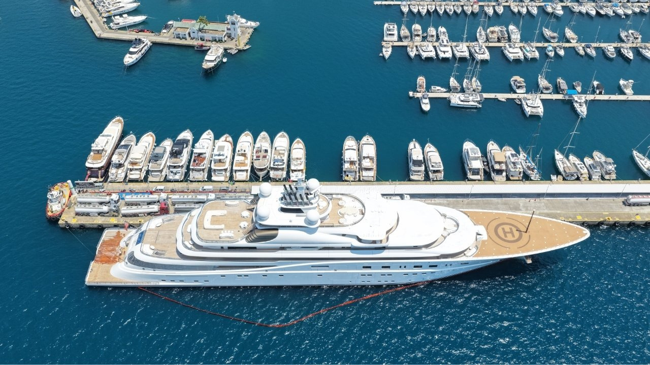 Marmaris'te futbol kulübü sahibinin yatına 30 mily