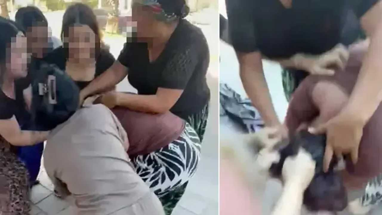 Kızının gözü önünde kabusu yaşadı: Sokak ortasında