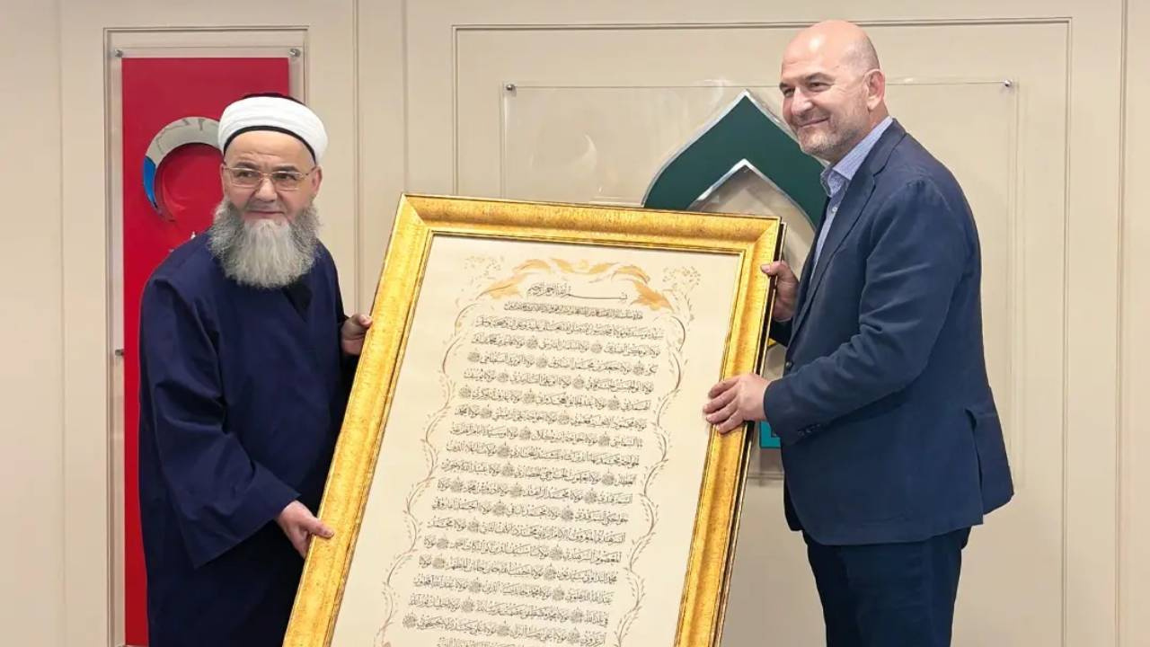 Süleyman Soylu Cübbeli Ahmet'i ziyaret etti