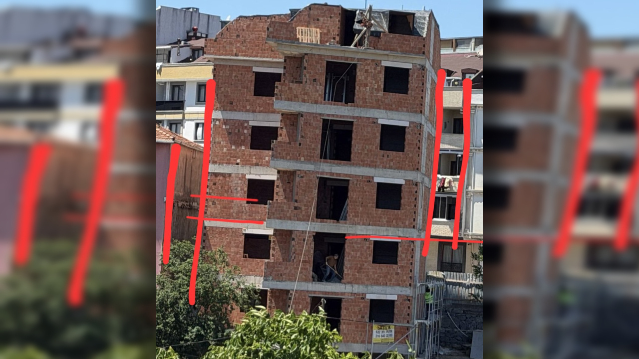 Çekmeköy'de Pisa kulesi gibi yatan binanın akıbeti belli oldu: Başkan bizzat açıkladı
