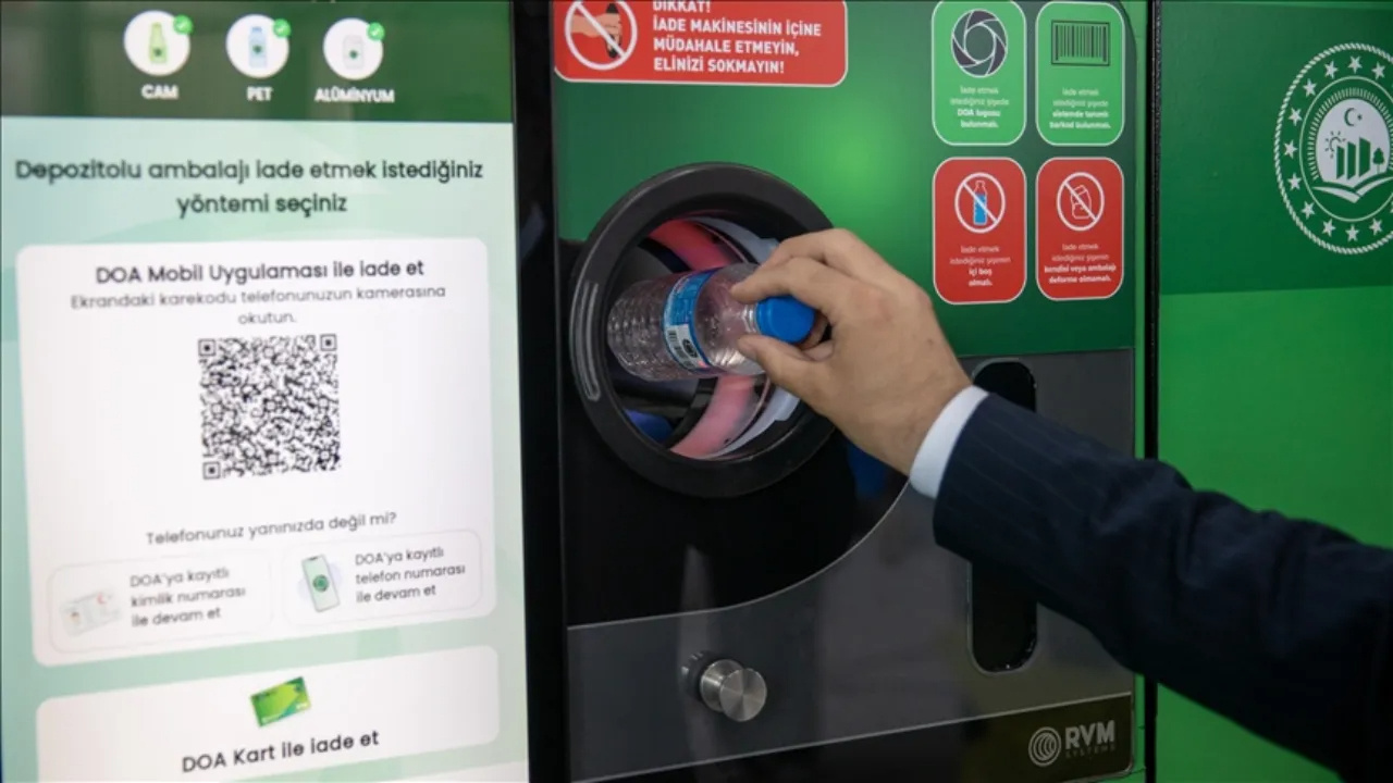 DOA sistemi tüm Türkiye'de başlıyor: Boş şişeyi getirene ATM'den nakit para