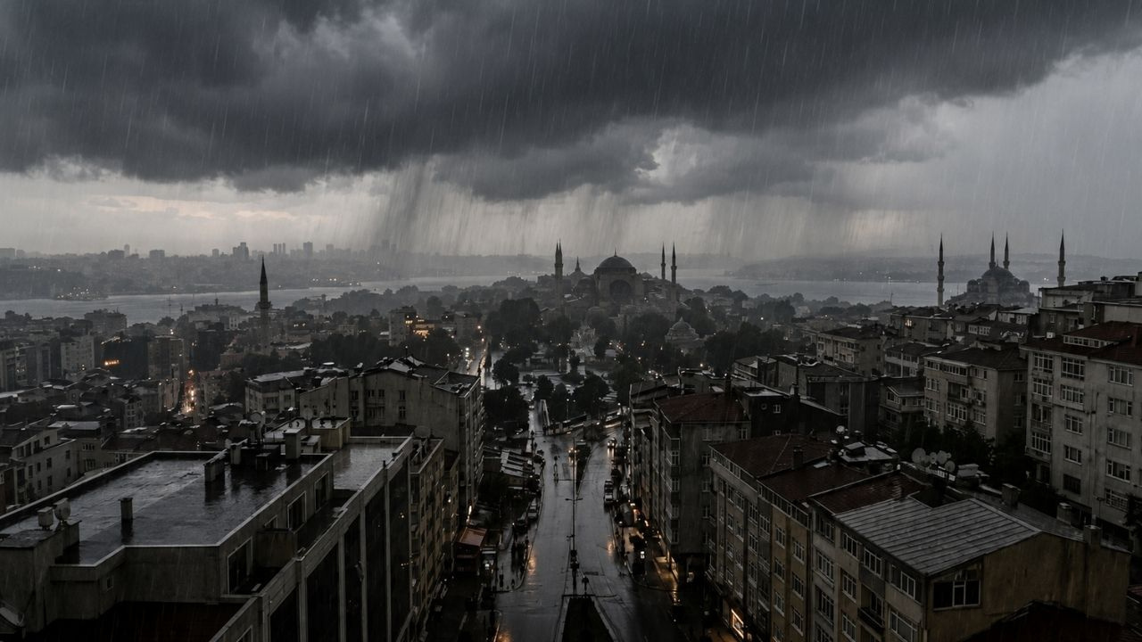 Meteorolojiden kuvvetli sağanak uyarısı: İstanbul için saat verildi