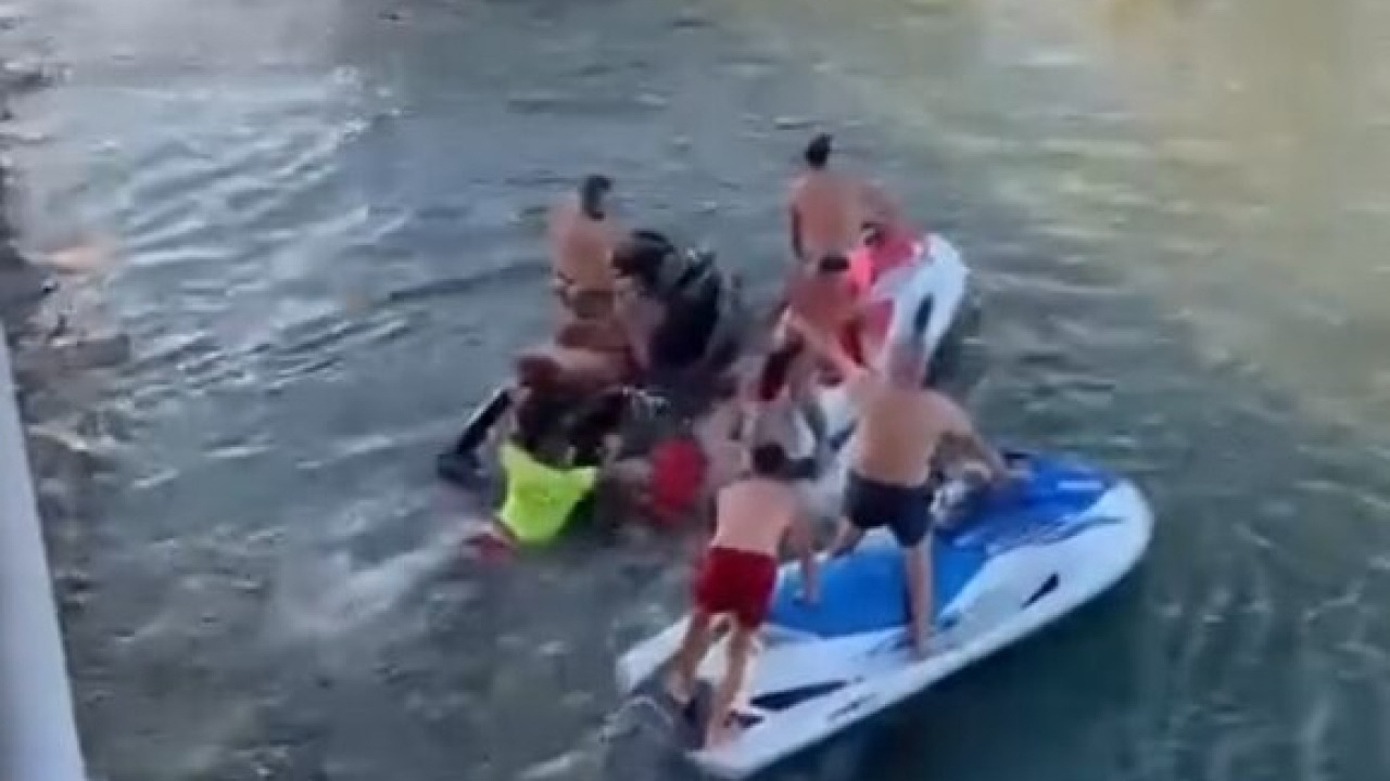 Jet ski köprü ayağına girdi: 1 ölü 1 yaralı