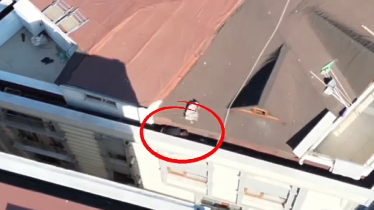 2 milyon liralık altınla kuyumcu kuryesi yakalandı! Drone anbean her şeyi böyle kaydetti