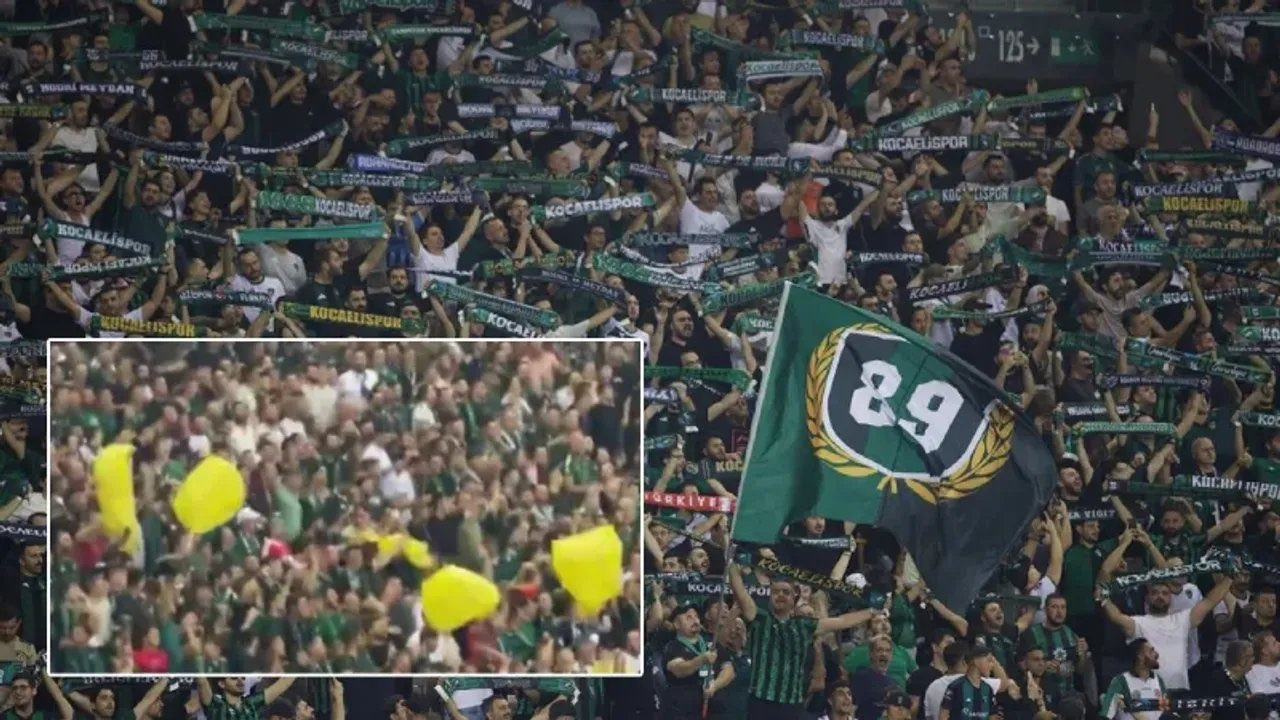 Son dakika | Kocaelispor - Amedspor maçında sarı torba sallayanlara gözaltı kararı