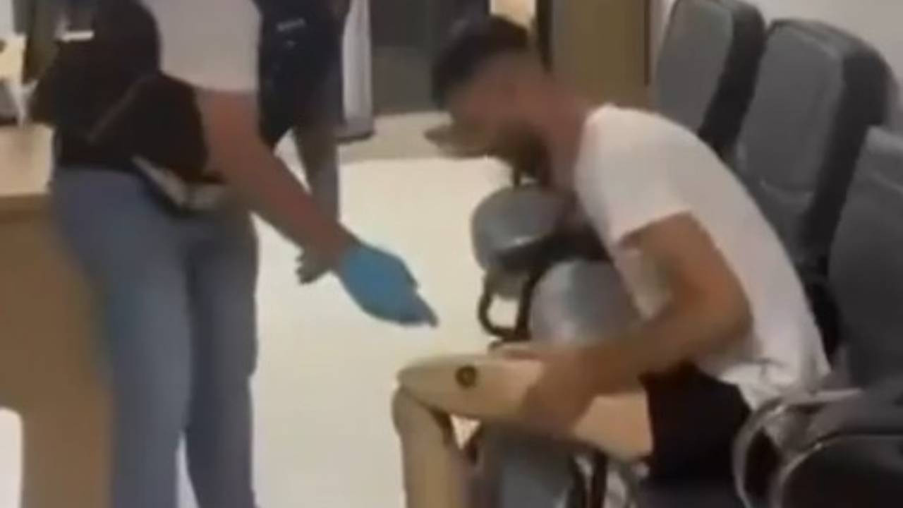 Protez bacağından uyuşturucu çıktı