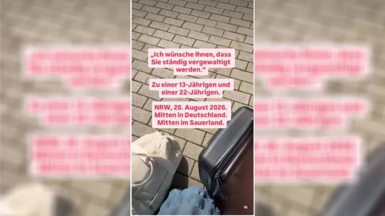 Alman çiftten aşağılık tehdit! Biri çocuk iki Türk kız kardeşe ırkçı saldırı