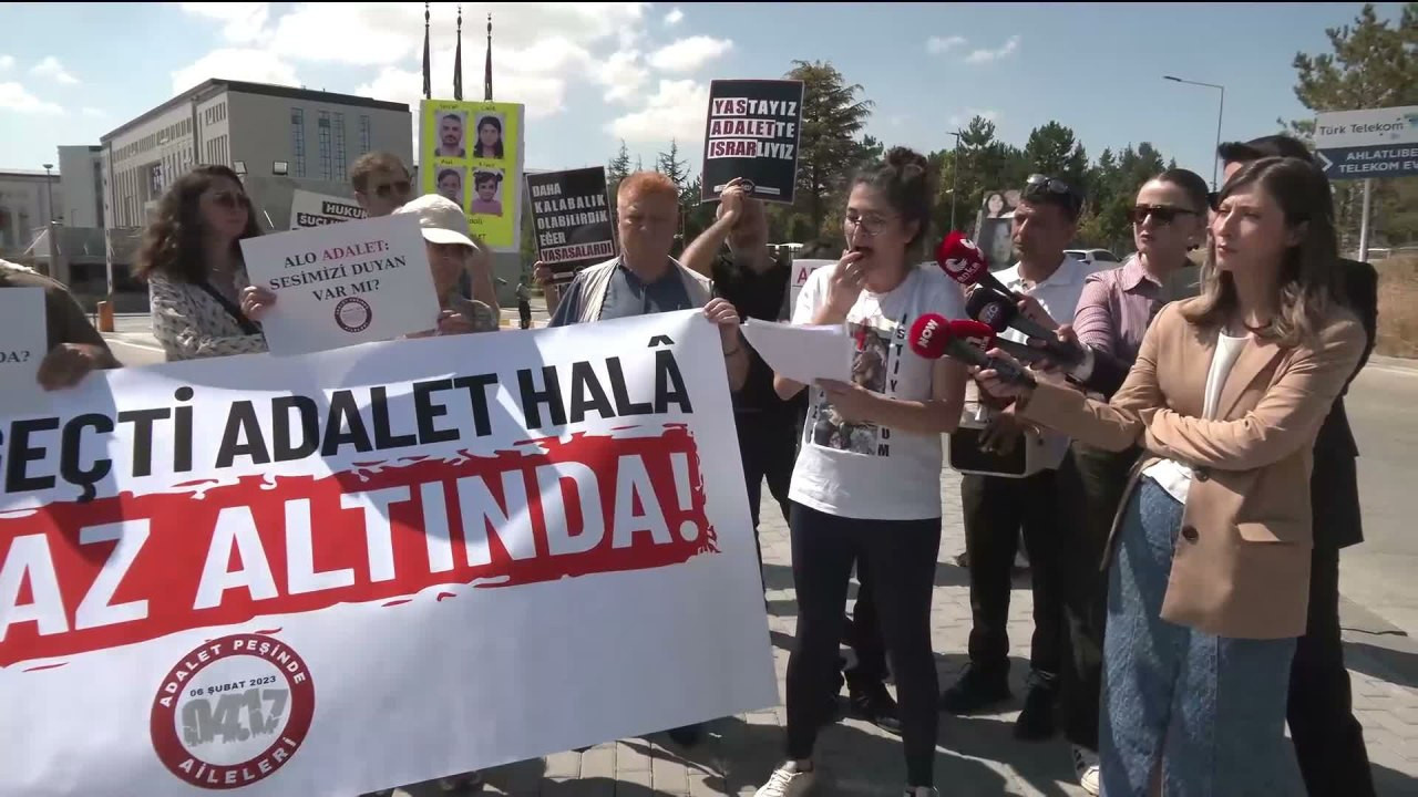 Depremzedelerden Yargıtay önünde büyük eylem: Cevap alana kadar buradayız