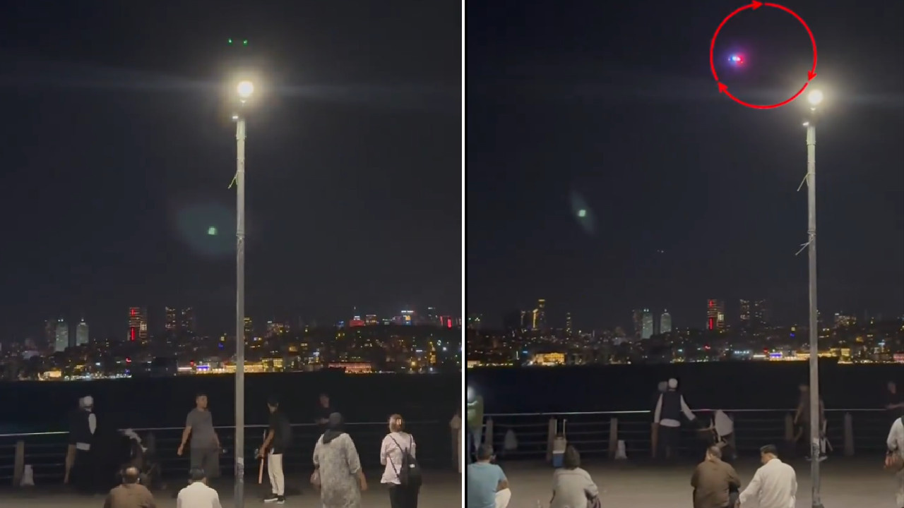 Fatih’ten sonra şimdi de Üsküdar: İçki içenlerin tepesinde dron belirdi