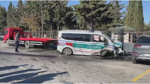 Silivri'de jandarma aracı ile otomobil çarpıştı: 4 yaralı
