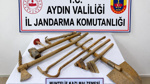 Çilek bahçesinde kaçak kazıya suçüstü: 6 kişi gözaltında