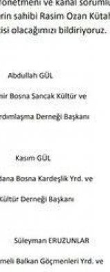 Rasim Ozan Kütahyalı'ya 14 Boşnak Derneğinden ortak kınama ve suç duyurusu