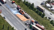 TEM Otoyolu'nda zincirleme kaza: Trafik kilitlendi