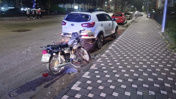 Park halindeki cipe çarpan 17 yaşındaki motosikletli hayatını kaybetti
