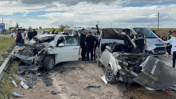 Kırıkkale'de feci kaza: Hurdaya dönen otomobillerde 2 ölü