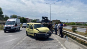Zırhlı araç sivil araçla çarpıştı: 1 yaralı