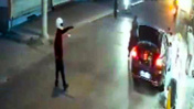 Kasklı şüpheli iş yerine kurşun yağdırdı: 1 yaralı