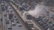 Son dakika | İstanbul'da metrobüste yangın! Bir anda dumanlar yükseldi