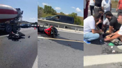 TEM Otoyolu'nda feci kaza! 21 yaşındaki motosiklet sürücüsü hayatını kaybetti