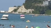 Rusya'da plaja İHA düştü, ortalık savaş alanına döndü! 4 kişi hayatını kaybetti