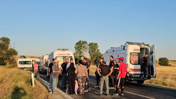 Servis minibüsü ile hafif ticari araçlar çarpıştı! Edirne'de zincirleme kaza: 6 yaralı