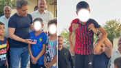 AKP'li vekil sokak ortasındaa çocuğun üzerini değiştirdi: Fransa forması out, Gaziantep forması in