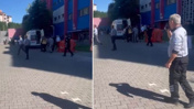 Öğrencilerin gözü önünde yaşandı! 3'üncü kattan düştü