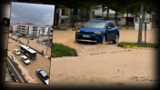 Meteoroloji uyarmıştı... Diyarbakır'da sağanak sonrası cadde ve sokaklar göle döndü