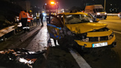 Kağıthane'de feci kaza: 1 ölü 2 yaralı