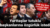 CHP bu kez Avcılar'dan seslendi: Yurttaşlar tutuklu başkanlarına özgürlük istedi