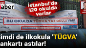 İstanbul'da 120 okulda varlar: Şimdi de ilkokula 'TÜGVA' pankartı astılar!