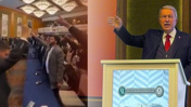 Hulusi Akar konuşurken tekbir getirdiler