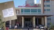 Ameliyathanesi yanan hastanede skandal bitmiyor: Doktor kapısına astığı notla isyan etti