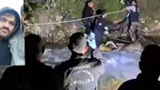 Şelaleye giren zihinsel engelli genç boğuldu