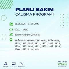 BEDAŞ duyurdu: 1 Ağustos’ta bu mahallelerde elektrik olmayacak! - Fotoğraf: 50