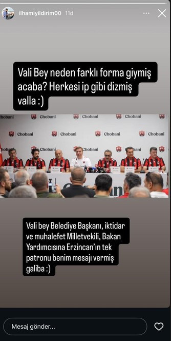 Binali Yıldırım'ın kardeşi vekillerin yanındaki Vali'yi hedef aldı!