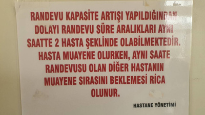 Antalya'da randevu krizi: “Aynı saate iki hasta” uygulaması başladı
