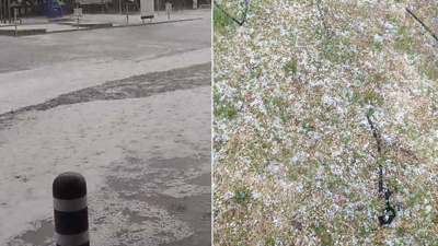 Çanakkale mayıs ortasında beyaza büründü