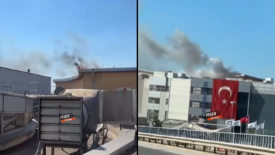 Pendik'te AVM yangını!