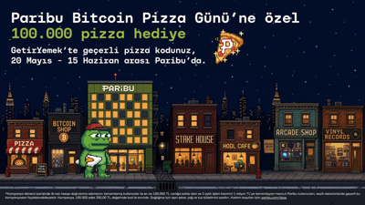Paribu Bitcoin Pizza Günü’nde, Bitcoin ile yapılan tarihteki ilk alışveriş yeniden canlanıyor